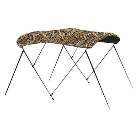 Olympian Athlete C5487UBBSG 54 x 85-90 in. Mossy Oak Shadow Grass Polyester 3-Bow Ready to Assemble Bimini Top Kit OL2605655
